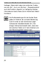 Preview for 26 page of HomeMatic HM-LC-Sw1-DR Installation And Operating Manual