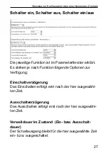 Preview for 27 page of HomeMatic HM-LC-Sw1-DR Installation And Operating Manual