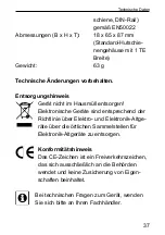 Preview for 37 page of HomeMatic HM-LC-Sw1-DR Installation And Operating Manual