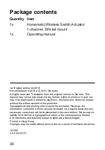 Preview for 38 page of HomeMatic HM-LC-Sw1-DR Installation And Operating Manual