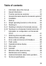 Preview for 39 page of HomeMatic HM-LC-Sw1-DR Installation And Operating Manual