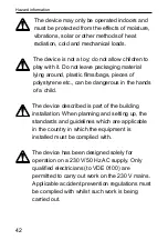 Preview for 42 page of HomeMatic HM-LC-Sw1-DR Installation And Operating Manual