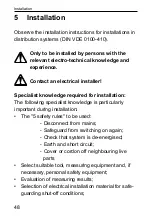 Preview for 48 page of HomeMatic HM-LC-Sw1-DR Installation And Operating Manual