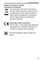 Preview for 75 page of HomeMatic HM-LC-Sw1-DR Installation And Operating Manual