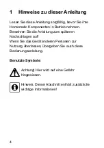 Preview for 4 page of HomeMatic HM-LC-Sw4-WM Operating Manual