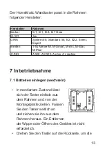 Preview for 13 page of HomeMatic HM-PB-2-WM55 Installation And Operating Manual