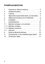 Preview for 4 page of HomeMatic HM-PBI-4-FM Installation And Operating Manual