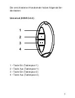 Предварительный просмотр 7 страницы HomeMatic HM-RC-4-2 Operating Manual