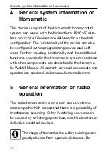 Предварительный просмотр 44 страницы HomeMatic HM-RC-4-3 Operating Manual