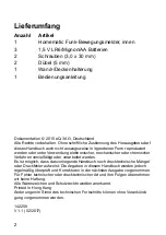 Preview for 2 page of HomeMatic HM-Sec-MDIR-3 Installation And Operating Manual