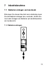 Предварительный просмотр 13 страницы HomeMatic HM-Sec-RHS Installation And Operating Manual