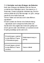 Предварительный просмотр 15 страницы HomeMatic HM-Sec-RHS Installation And Operating Manual