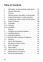 Предварительный просмотр 24 страницы HomeMatic HM-Sec-RHS Installation And Operating Manual