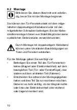 Предварительный просмотр 10 страницы HomeMatic HM-Sec-SC-2 Mounting Instruction And Operating Manual