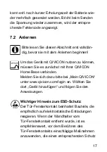 Предварительный просмотр 17 страницы HomeMatic HM-Sec-SC-2 Mounting Instruction And Operating Manual