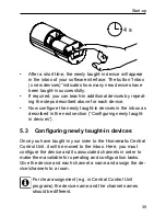 Предварительный просмотр 39 страницы HomeMatic HM-Sec-Sir-WM Installation And Operating Manual