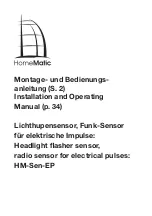 HomeMatic HM-Sen-EP Installation And Operating Manual предпросмотр