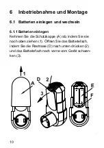 Предварительный просмотр 10 страницы HomeMatic HM-WDS10-TH-O Installation And Operating Manual