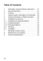 Предварительный просмотр 20 страницы HomeMatic HM-WDS10-TH-O Installation And Operating Manual