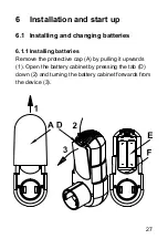 Предварительный просмотр 27 страницы HomeMatic HM-WDS10-TH-O Installation And Operating Manual