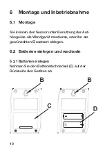 Предварительный просмотр 10 страницы HomeMatic HM-WDS40-TH-I Nstallation And Operating Manual