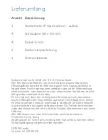 Preview for 2 page of HomeMatic HmIP-ASIR-O Mounting Instruction And Operating Manual