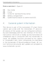 Preview for 36 page of HomeMatic HmIP-DLS Mounting Instruction And Operating Manual