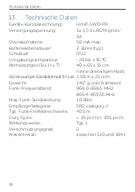 Предварительный просмотр 38 страницы HomeMatic HmIP-SWO-PR Installation Instructions And Operating Manual