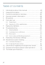 Предварительный просмотр 42 страницы HomeMatic HmIP-SWO-PR Installation Instructions And Operating Manual