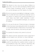 Предварительный просмотр 44 страницы HomeMatic HmIP-SWO-PR Installation Instructions And Operating Manual