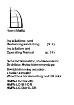 Preview for 1 page of HomeMatic HMW-LC-Bl1-DR Installation And Operating Manual