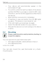 Предварительный просмотр 58 страницы HomeMatic IP Wall Thermostat - basic HmIP-WTH-B Mounting Instruction And Operating Manual