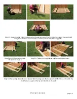 Предварительный просмотр 17 страницы HomePlace Cedar Garden Building Assembly Manual