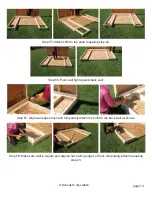 Предварительный просмотр 18 страницы HomePlace Cedar Garden Building Assembly Manual