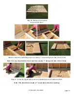 Предварительный просмотр 19 страницы HomePlace Cedar Garden Building Assembly Manual