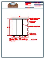 Предварительный просмотр 21 страницы HomePlace Cedar Garden Building Assembly Manual