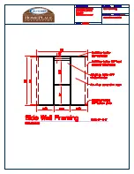 Предварительный просмотр 26 страницы HomePlace Cedar Garden Building Assembly Manual