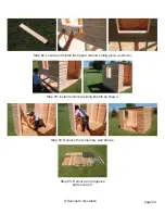 Предварительный просмотр 29 страницы HomePlace Cedar Garden Building Assembly Manual