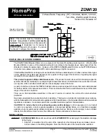 HomePro ZDW120 Quick Start Manual preview