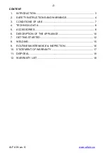 Preview for 2 page of HOMER tools MG-160 Operating Manual