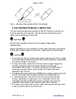 Предварительный просмотр 14 страницы Homer MG-15 Instruction Manual