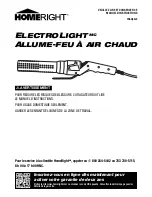 Preview for 7 page of Homeright electrolight Instruction Manual