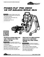 Предварительный просмотр 1 страницы Homeright Power-Flo Pro 2800 Instruction Manual