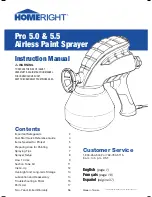 Homeright PRO 5.0 Instruction Manual preview