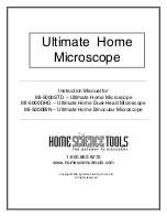 Предварительный просмотр 1 страницы HomeScienceTools MI-5000STD Instruction Manual