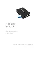 Предварительный просмотр 1 страницы HomeSeer A2Z-Link User Manual