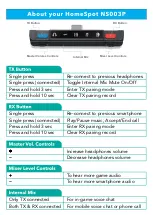 Preview for 3 page of HomeSpot NS003P Manual