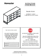 Preview for 3 page of Homestar 109057 Assembly Instructions Manual