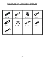 Preview for 5 page of Homestar 1810259 Assembly Instructions Manual