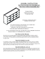 Preview for 25 page of Homestar 208752-2 Assembly Instructions Manual